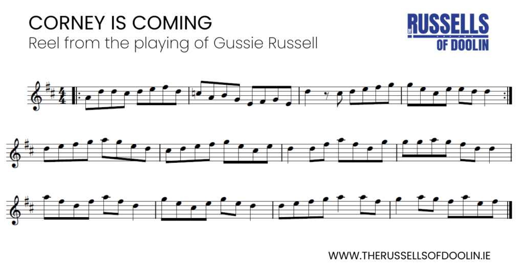 Gussie Russell - Corney is coming (Reel)