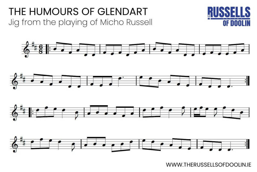 Micho Russell - Humours of Glendart (Jig)